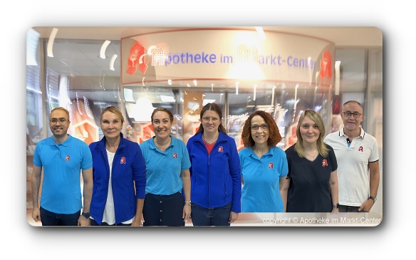 Das Team der Apotheke im Markt-Center Potsdam