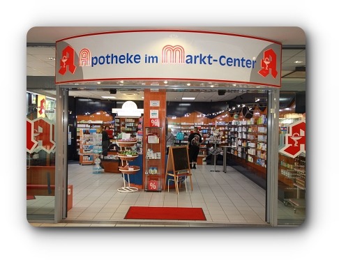 Eingang - Apotheke im Markt-Center in Potsdam