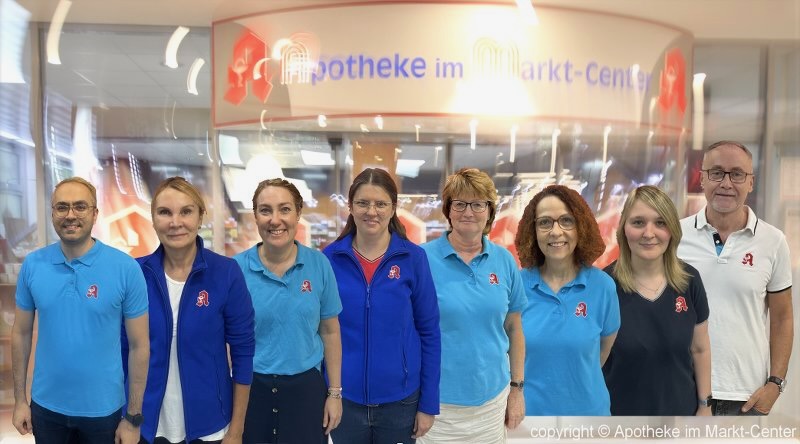 Das Team der Apotheke im Markt-Center Potsdam